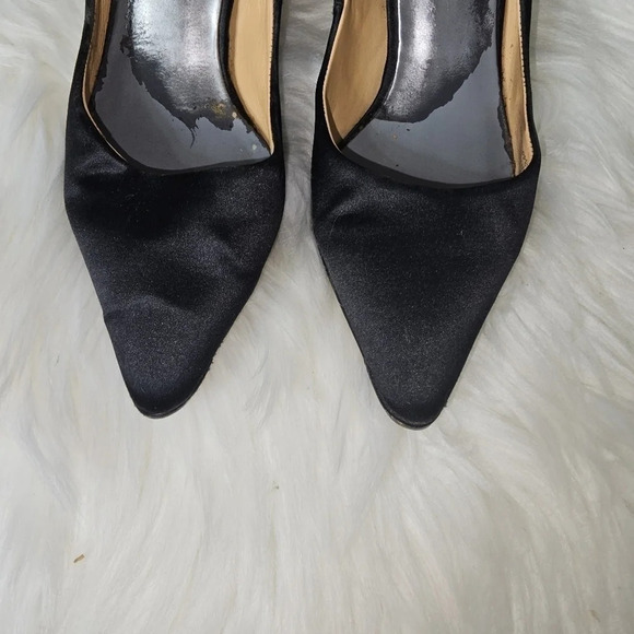 BADGLEY MISCHKA Women's Heels Black sz 5 - Picture 3 of 11